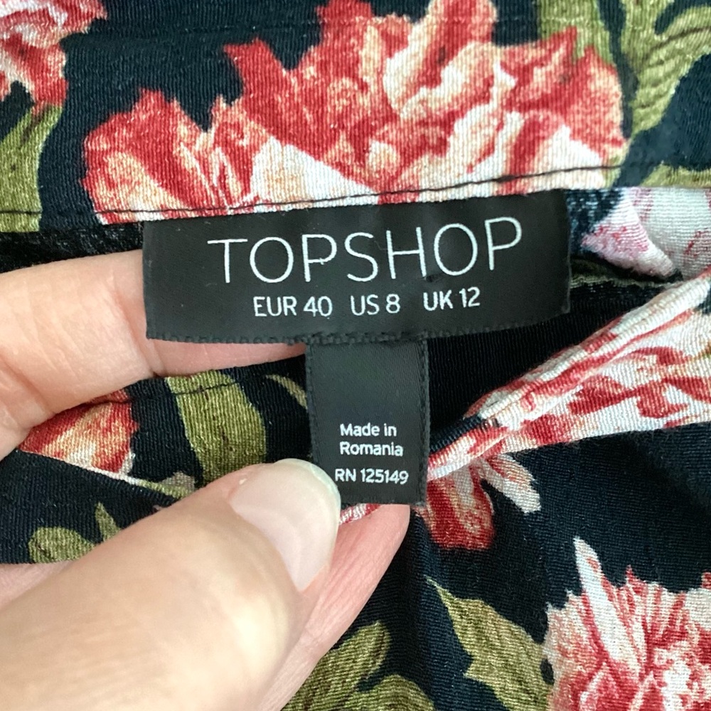 \Topshop\ Floral Maxi Skirt - Picture 16 of 16